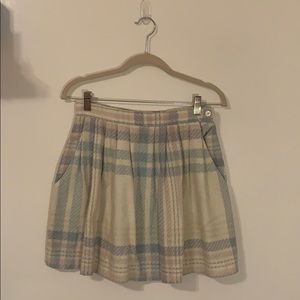 Vintage plaid skirt
